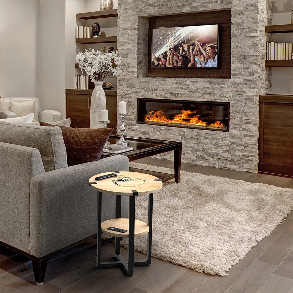 Imperial - NFL Cleveland Browns Side Table with Charger - IMP  746-1020 view 4