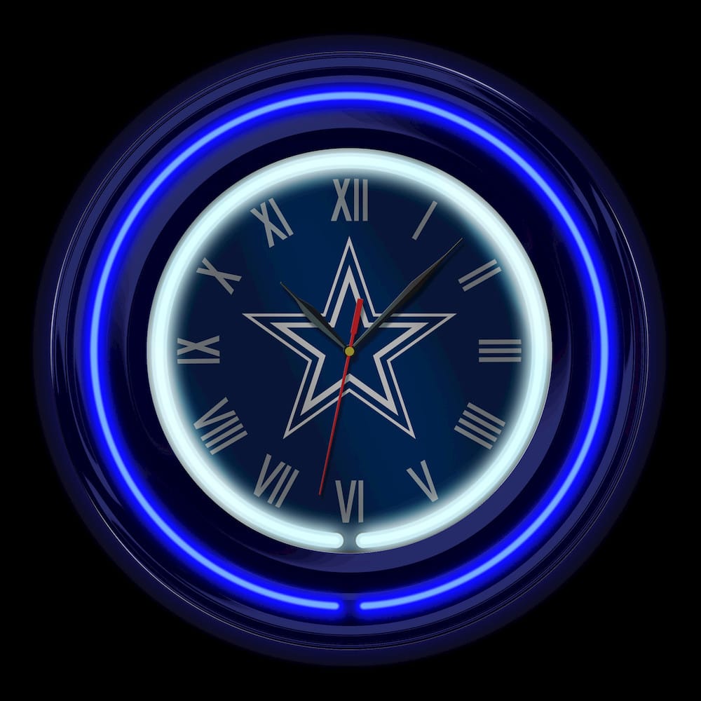Imperial  - NFL Dallas Cowboys 15" Neon Clock  - IMP  705-1002 view 2