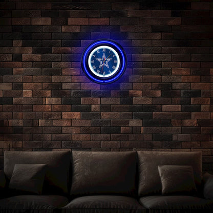 Imperial  - NFL Dallas Cowboys 15" Neon Clock  - IMP  705-1002 view 4