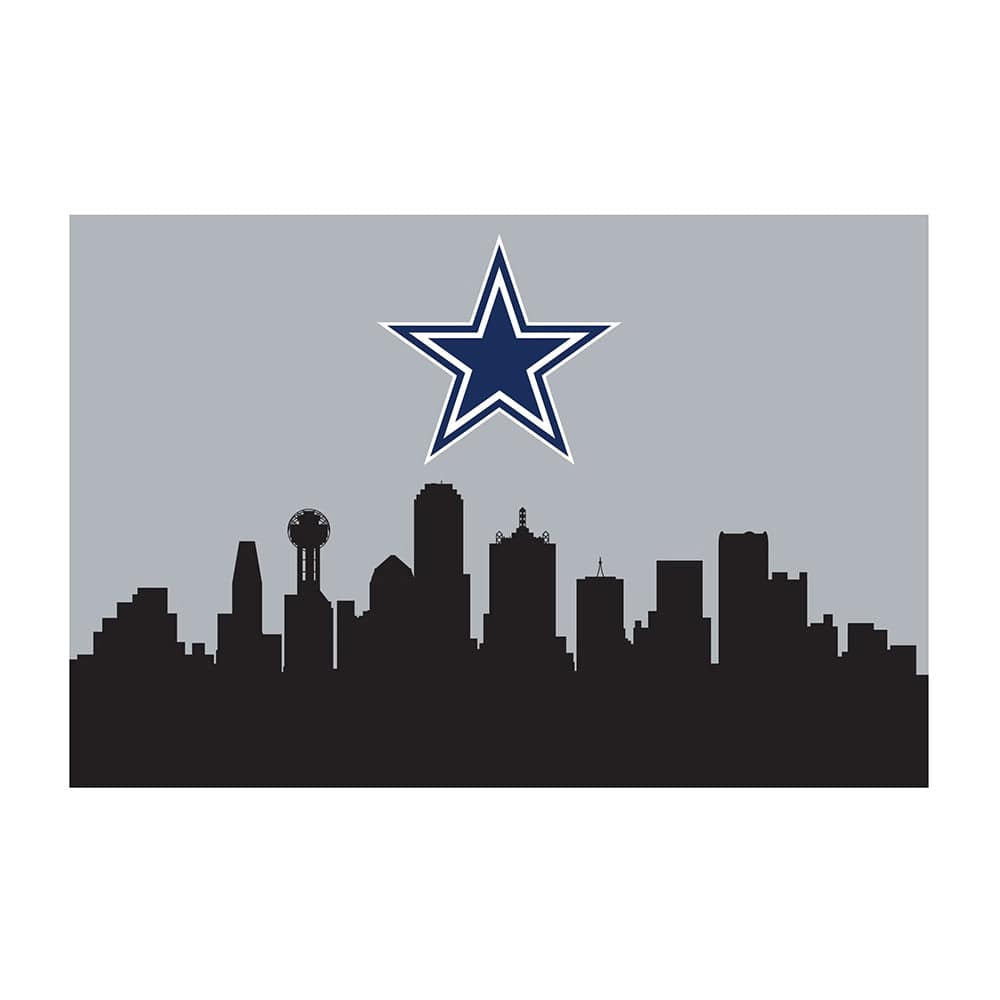 Imperial - NFL Dallas Cowboys 2x3 Cityscape Washable Rug - IMP  759-1002 view 1