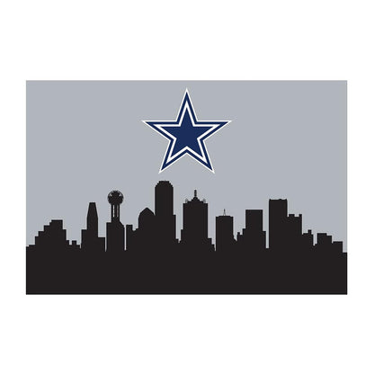 Imperial - NFL Dallas Cowboys 2x3 Cityscape Washable Rug - IMP  759-1002 view 1