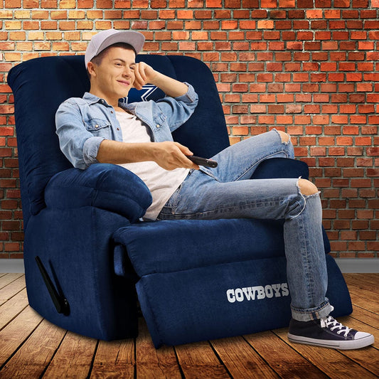 Imperial - NFL Dallas Cowboys Microfiber Manual Recliner - IMP  590-1002 view 2