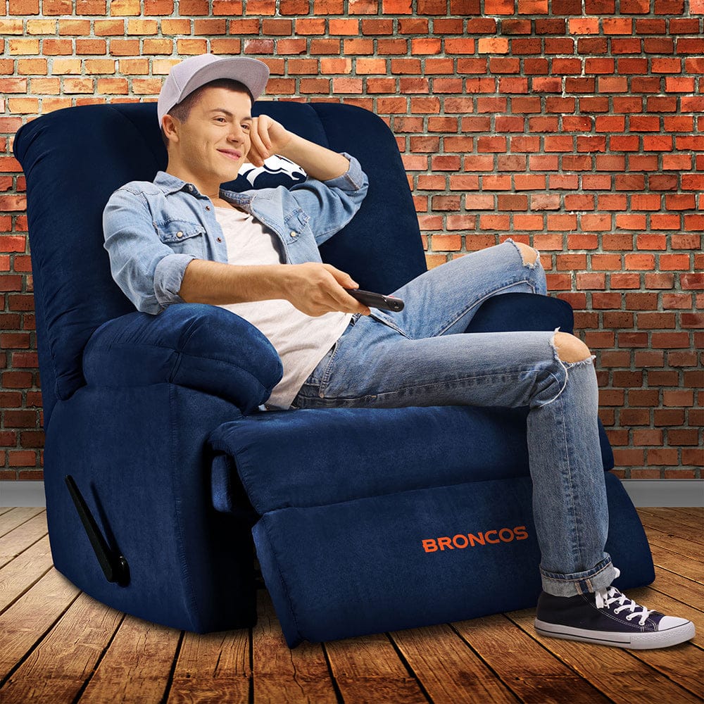 Imperial - NFL Denver Broncos Microfiber Manual Recliner - IMP  590-1003 view 2