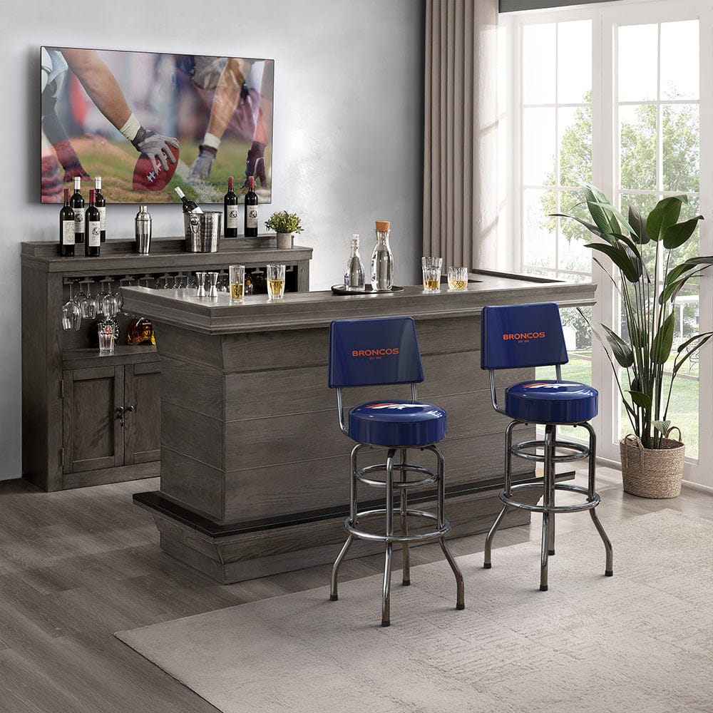 Imperial - NFL Denver Broncos Swivel Barstool with Back - IMP  681-1003 view 2