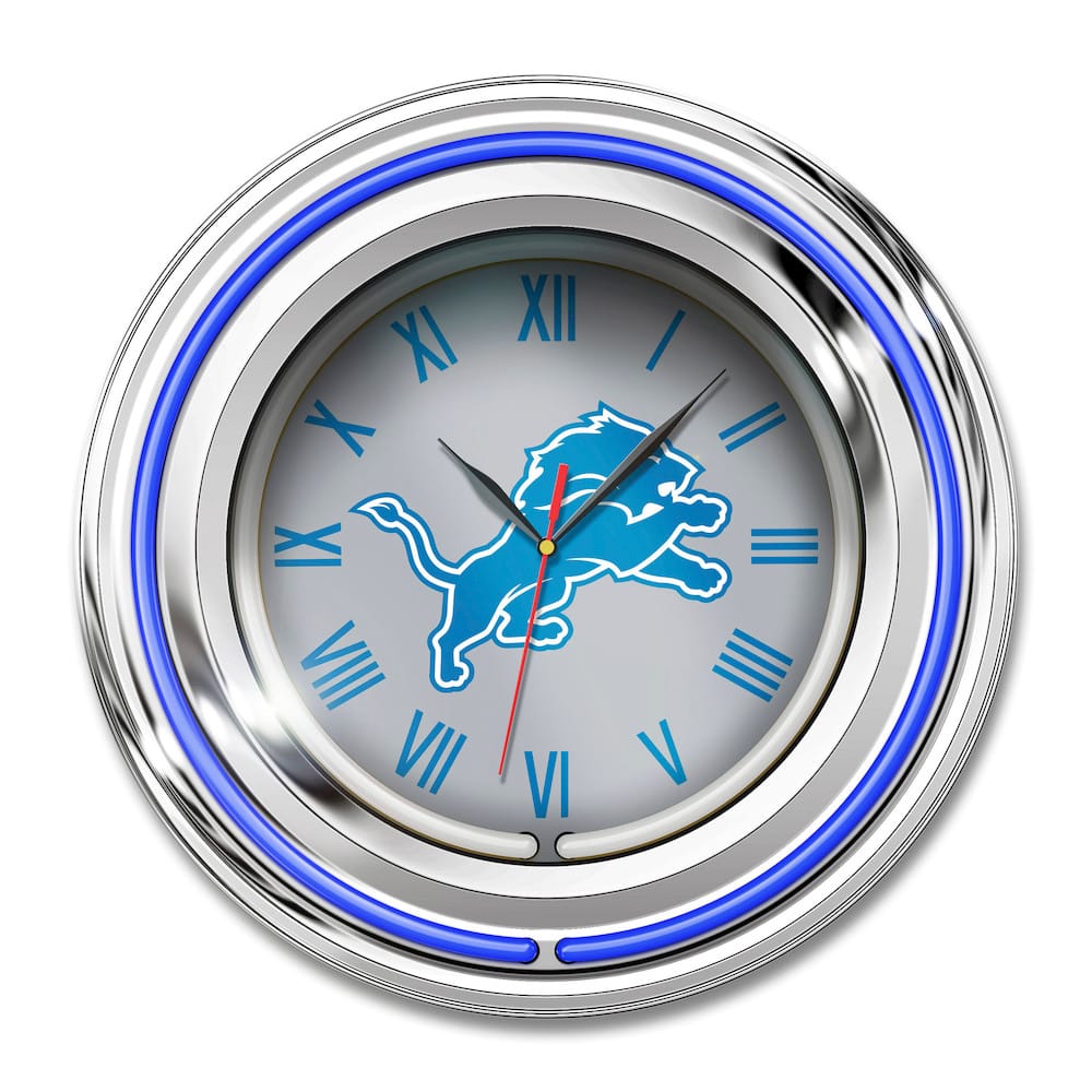 Imperial  - NFL Detroit Lions 15" Neon Clock  - IMP  705-1018 view 1