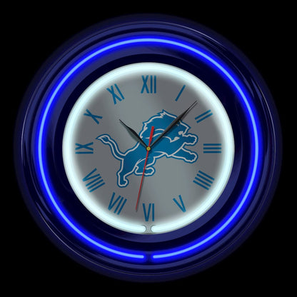 Imperial  - NFL Detroit Lions 15" Neon Clock  - IMP  705-1018 view 2