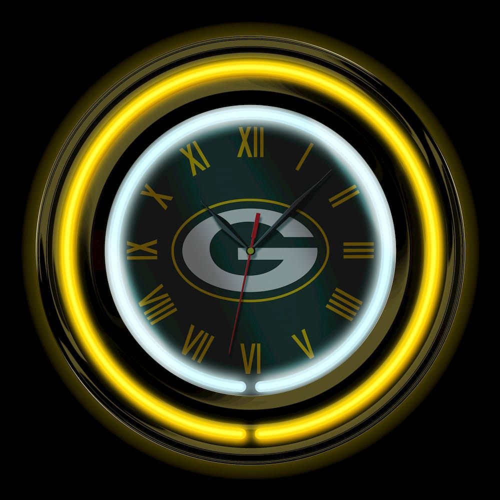 Imperial  - NFL Green Bay Packers 15" Neon Clock  - IMP  705-1001 view 2