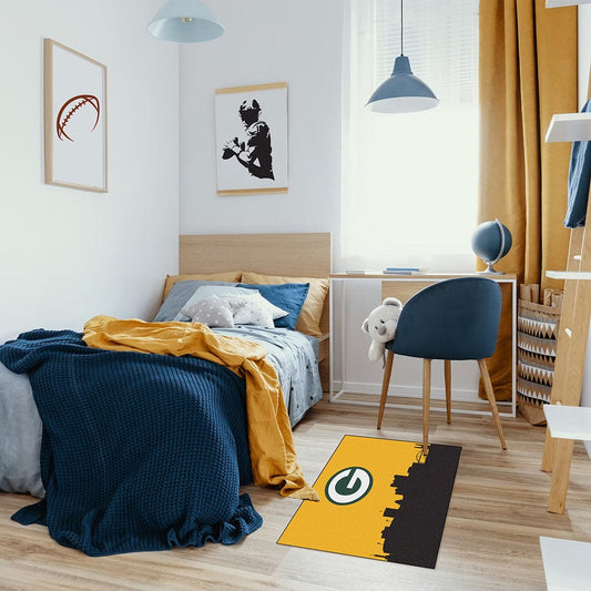 Imperial - NFL Green Bay Packers 2x3 Cityscape Washable Rug - IMP  759-1001 view 2