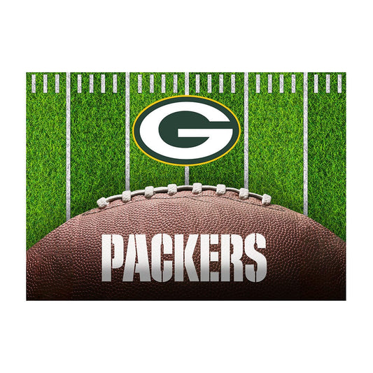 Imperial - NFL Green Bay Packers 5x7 Football Field Washable Rug - IMP  758-1001 view 1