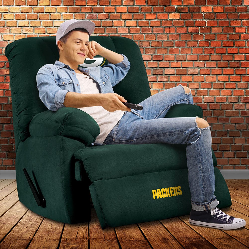 Imperial - NFL Green Bay Packers Microfiber Manual Recliner - IMP  590-1001 view 2