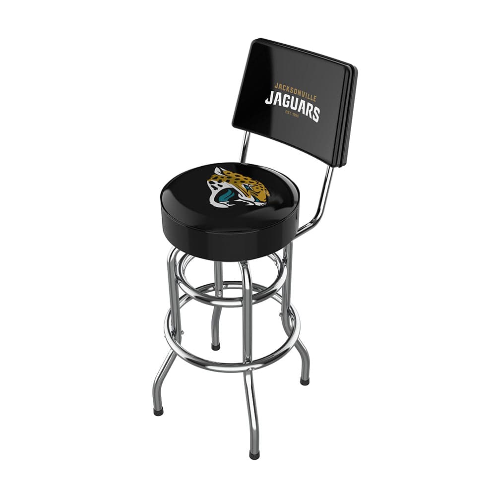 Imperial - NFL Jacksonville Jaguars Swivel Barstool with Back - IMP  681-1015 view 1