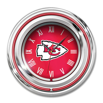 Imperial  - NFL Kansas City Chiefs 15" Neon Clock  - IMP  705-1006 view 1