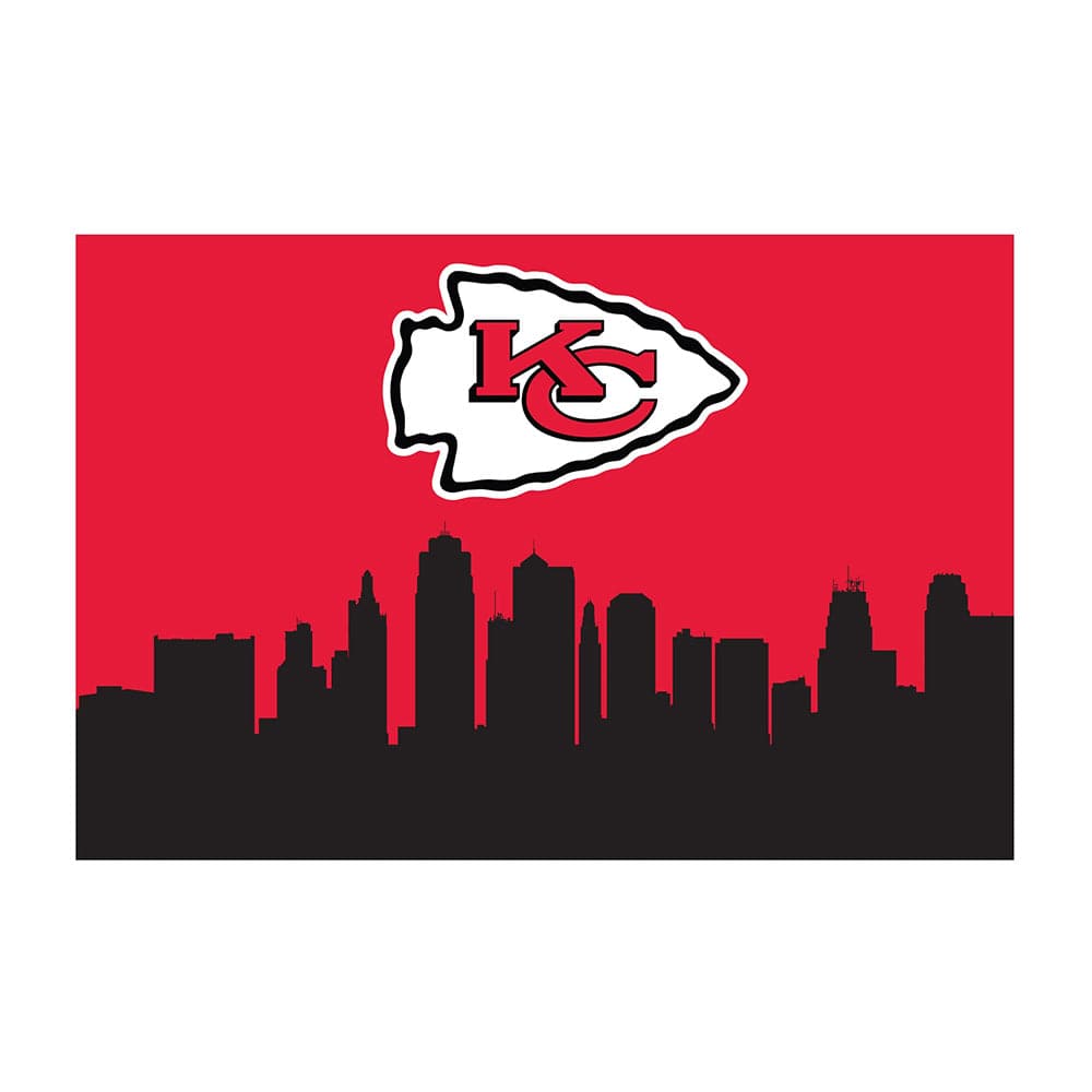 Imperial - NFL Kansas City Chiefs 2x3 Cityscape Washable Rug - IMP  759-1006 view 1