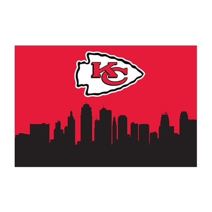 Imperial - NFL Kansas City Chiefs 2x3 Cityscape Washable Rug - IMP  759-1006 view 1