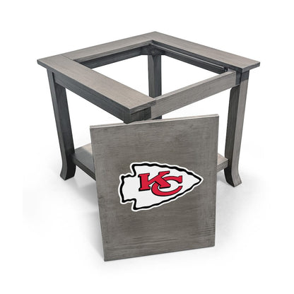 Imperial  - NFL Kansas City Chiefs Game Day Side Table  - IMP  95-1006 view 2