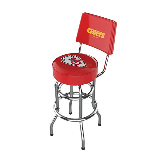 Imperial - NFL Kansas City Chiefs Swivel Barstool with Back - IMP  681-1006 view 1