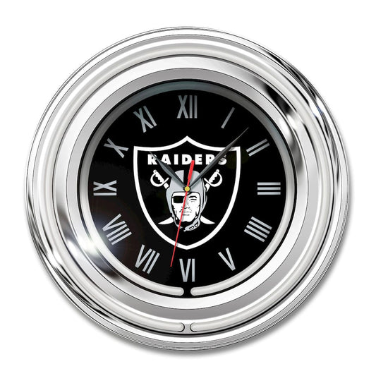 Imperial  - NFL Las Vegas Raiders 15" Neon Clock  - IMP  705-1010 view 1