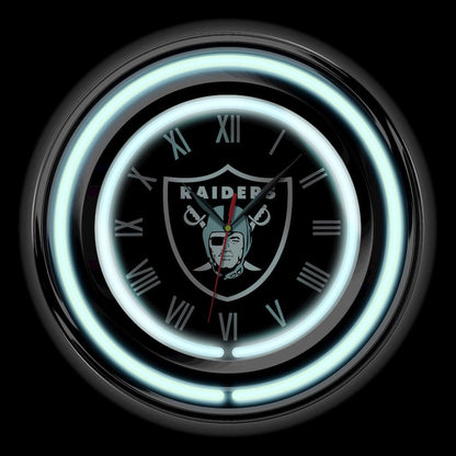 Imperial  - NFL Las Vegas Raiders 15" Neon Clock  - IMP  705-1010 view 2