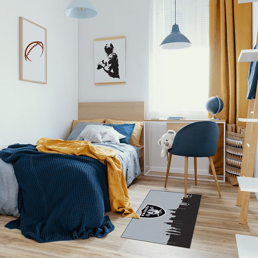 Imperial - NFL Las Vegas Raiders 2x3 Cityscape Washable Rug - IMP  759-1010 view 2