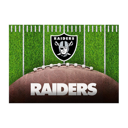 Imperial - NFL Las Vegas Raiders 5x7 Football Field Washable Rug - IMP  758-1010 view 1