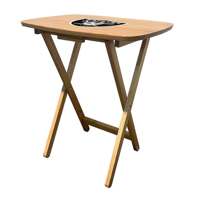 Imperial  - NFL Las Vegas Raiders Large Folding TV Tray Table  - IMP  96-1010 view 1