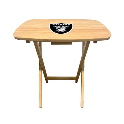Imperial  - NFL Las Vegas Raiders Large Folding TV Tray Table  - IMP  96-1010 view 2
