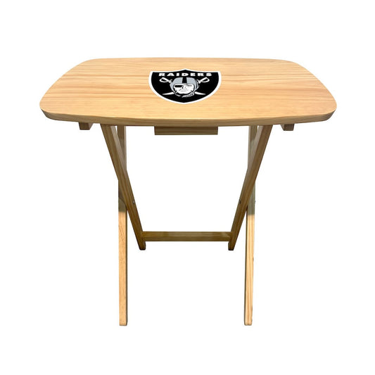 Imperial  - NFL Las Vegas Raiders Large Folding TV Tray Table  - IMP  96-1010 view 2