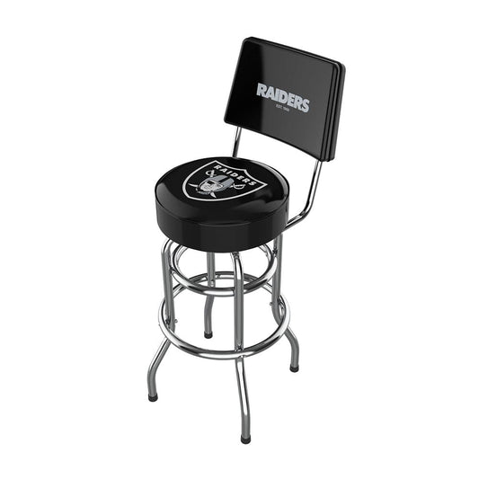 Imperial - NFL Las Vegas Raiders Swivel Barstool with Back - IMP  681-1010 view 1