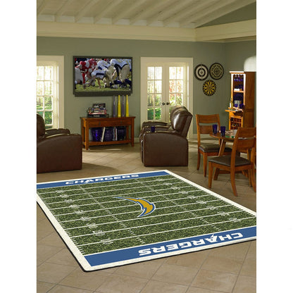 Imperial - NFL Los Angeles Chargers 8x11 Homefield Rug - IMP  528-5036 view 2
