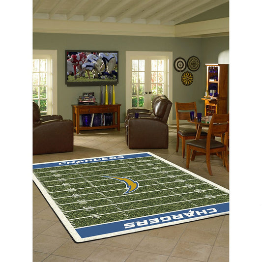 Imperial - NFL Los Angeles Chargers 8x11 Homefield Rug - IMP  528-5036 view 2