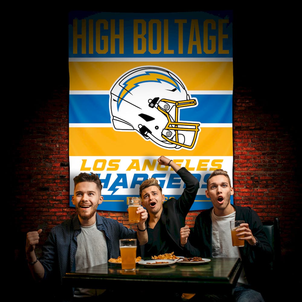 Imperial  - NFL Los Angeles Chargers Establish Date Tapestry  - IMP  714-1036 view 2