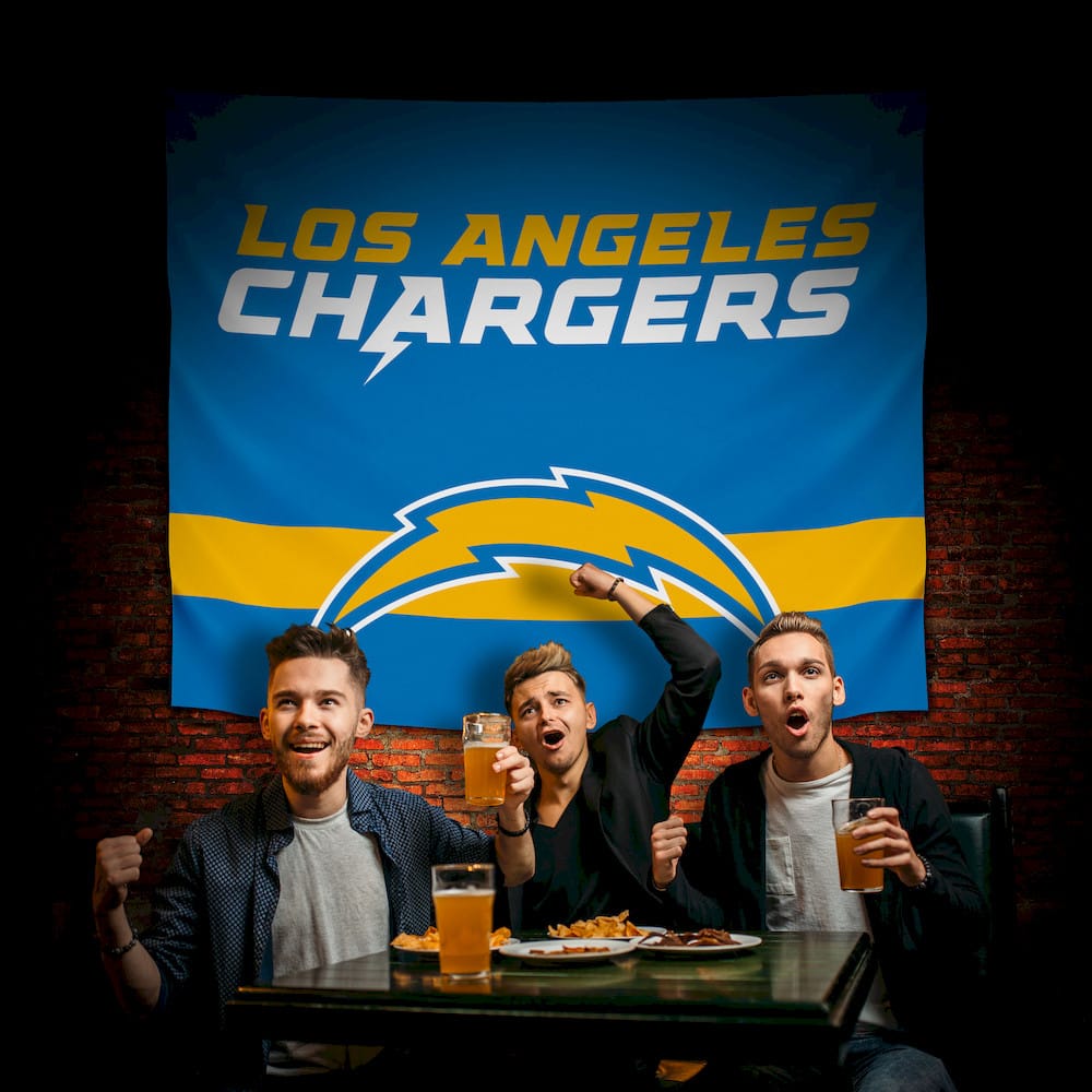 Imperial  - NFL Los Angeles Chargers Traditional Tapestry  - IMP  710-1036 view 2