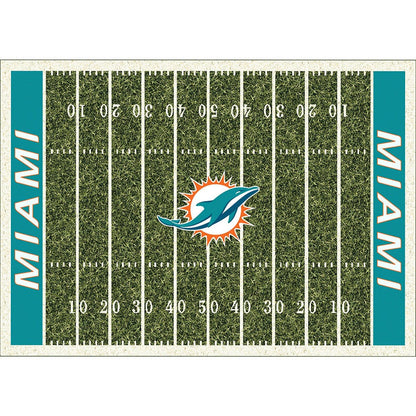 Imperial - NFL Miami Dolphins 4x6 Homefield Rug - IMP  520-5008 view 1