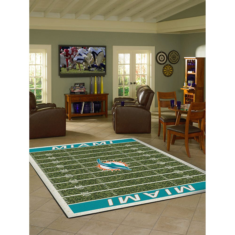 Imperial - NFL Miami Dolphins 8x11 Homefield Rug - IMP  528-5008 view 2