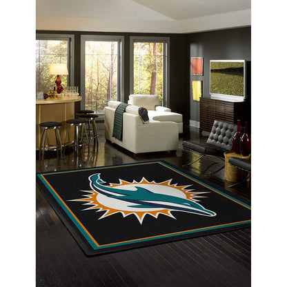 Imperial - NFL Miami Dolphins 8x11 Spirit Rug - IMP  529-5008 view 2