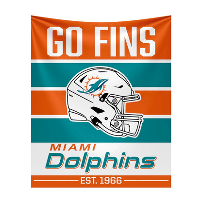 Imperial  - NFL Miami Dolphins Establish Date Tapestry  - IMP  714-1008 view 1