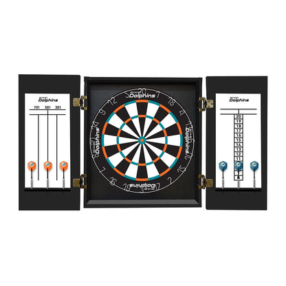 Imperial - NFL Miami Dolphins Fan's Choice Dartboard Set - IMP  624-1008 view 2
