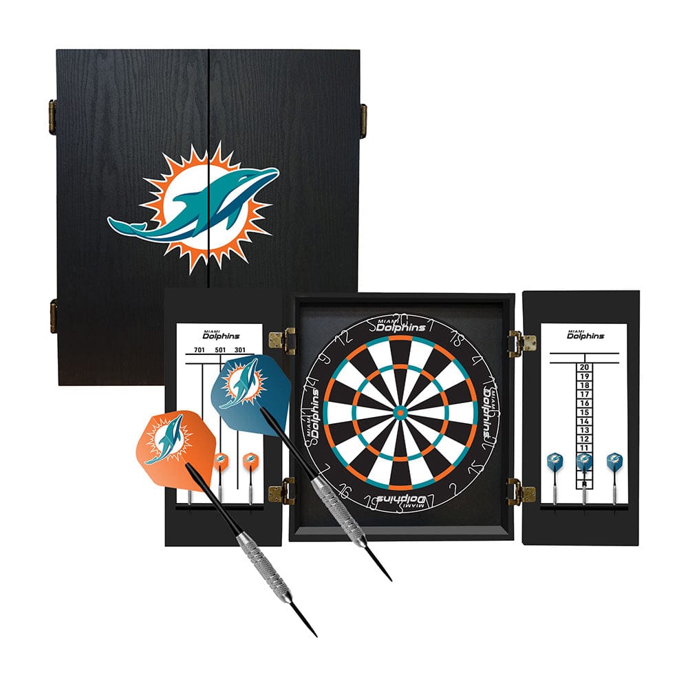Imperial - NFL Miami Dolphins Fan's Choice Dartboard Set - IMP  624-1008 view 7