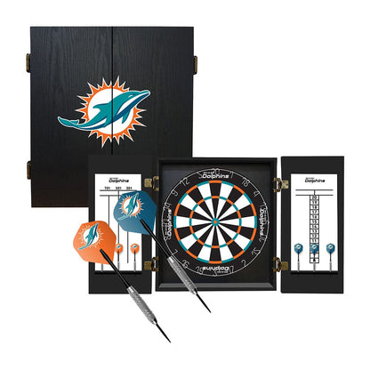 Imperial - NFL Miami Dolphins Fan's Choice Dartboard Set - IMP  624-1008 view 7