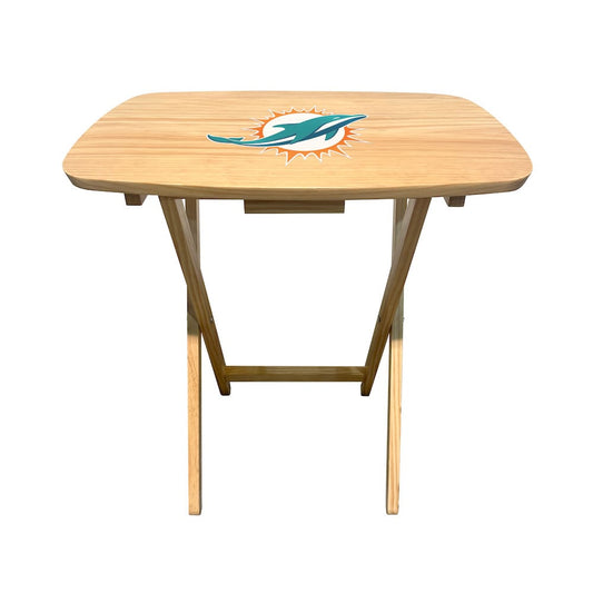 Imperial  - NFL Miami Dolphins Large Folding TV Tray Table  - IMP  96-1008 view 1