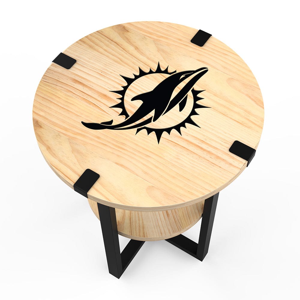 Imperial - NFL Miami Dolphins Side Table with Charger - IMP  746-1008 view 2