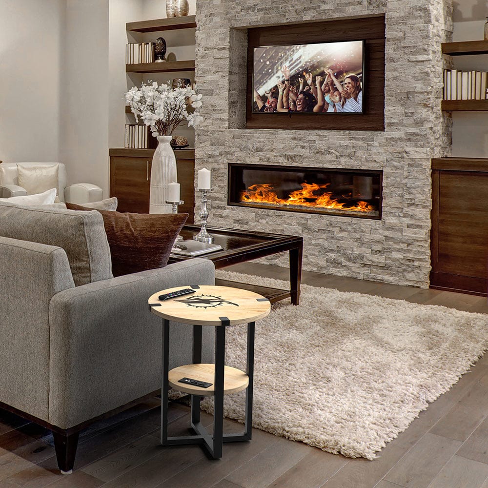 Imperial - NFL Miami Dolphins Side Table with Charger - IMP  746-1008 view 4