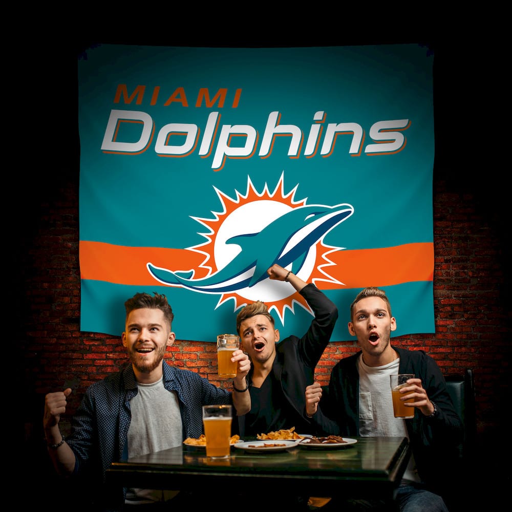 Imperial  - NFL Miami Dolphins Traditional Tapestry  - IMP  710-1008 view 2