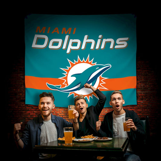 Imperial  - NFL Miami Dolphins Traditional Tapestry  - IMP  710-1008 view 2
