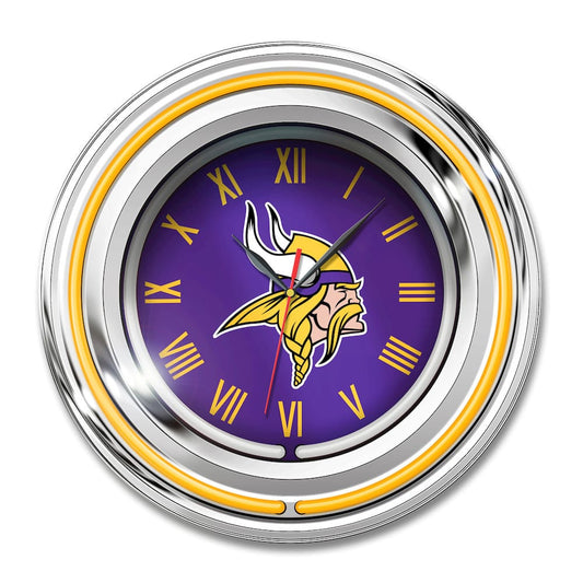 Imperial  - NFL Minnesota Vikings 15" Neon Clock  - IMP  705-1007 view 1