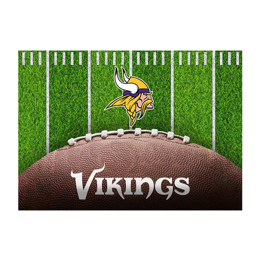 Imperial - NFL Minnesota Vikings 5x7 Football Field Washable Rug - IMP  758-1007 view 1