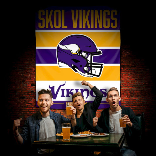 Imperial  - NFL Minnesota Vikings Establish Date Tapestry  - IMP  714-1007 view 2