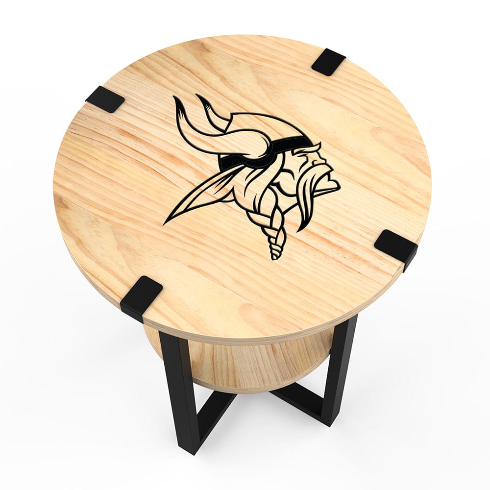 Imperial - NFL Minnesota Vikings Side Table with Charger - IMP  746-1007 view 2