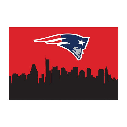 Imperial - NFL New England Patriots 2x3 Cityscape Washable Rug - IMP  759-1011 view 1