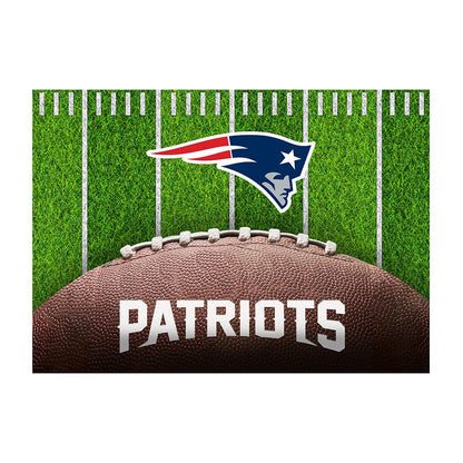 Imperial - NFL New England Patriots 5x7 Football Field Washable Rug - IMP  758-1011 view 1